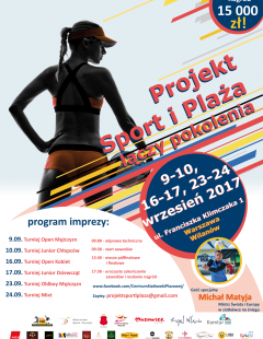 Turniej Junior Dziewcząt - Projekt Sport i Plaża łączy pokolenia